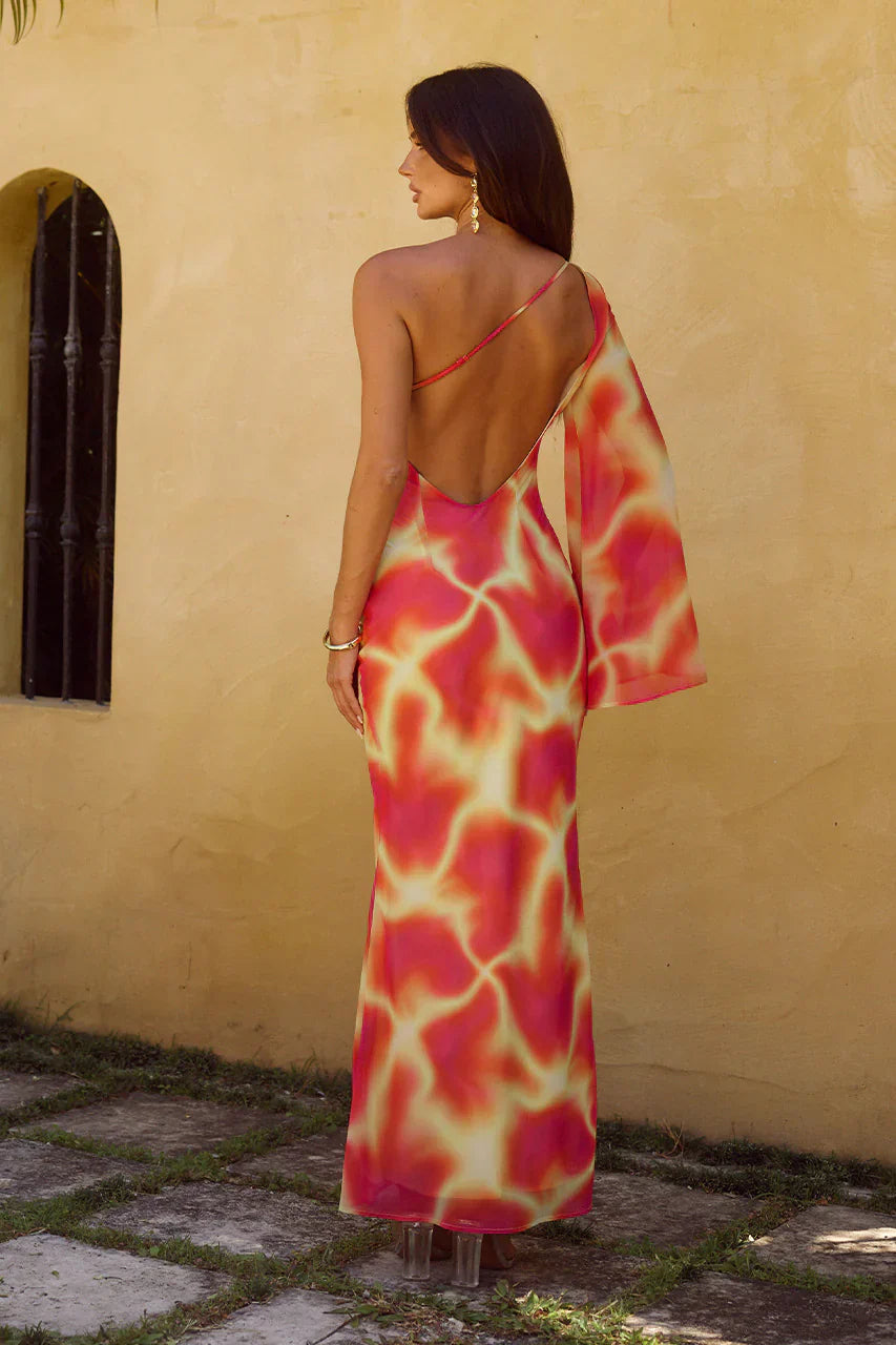 Maxi Dress - Stromboli Flame by TENUI®